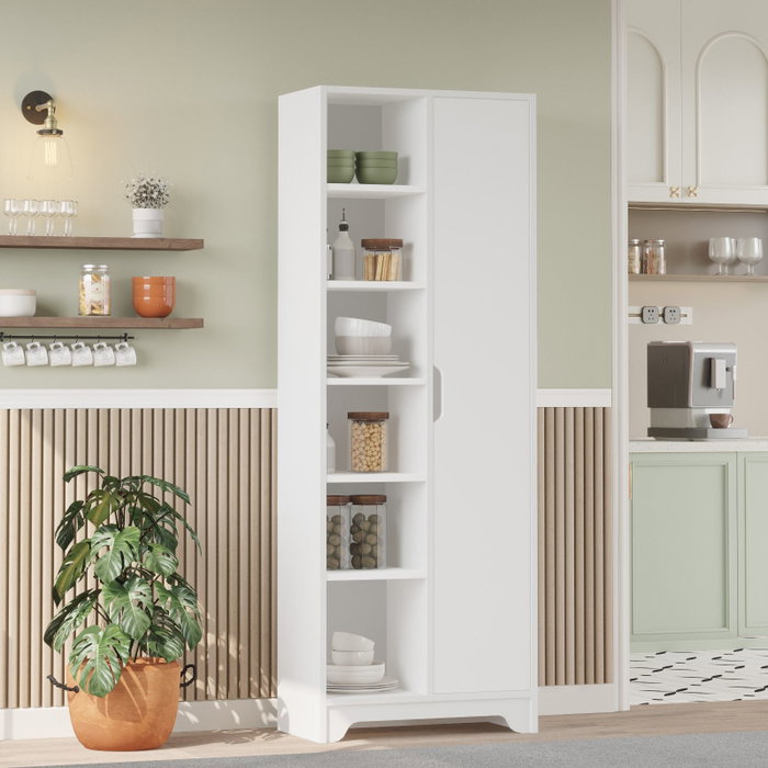 Hanah Home Armario Multiusos LIB2-W Blanco